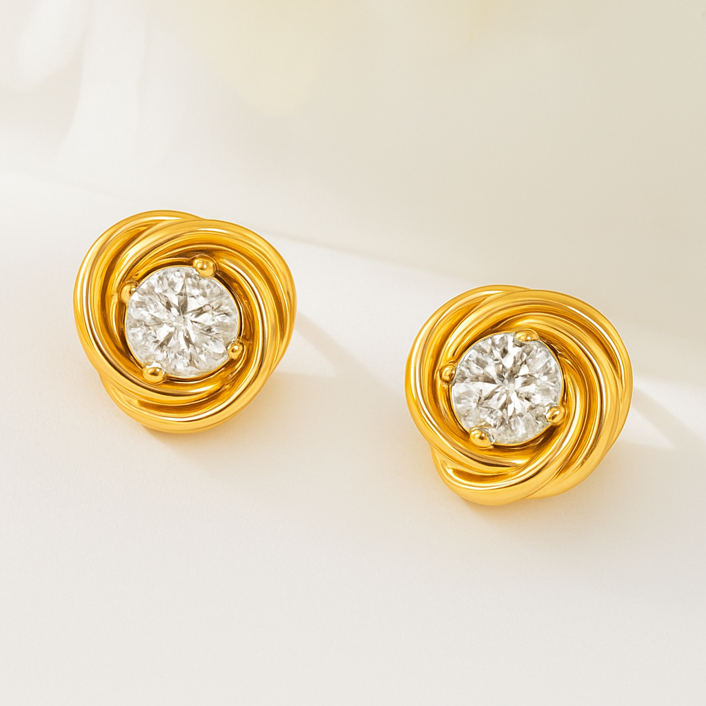 Boucles d'oreilles en cristal Trinity