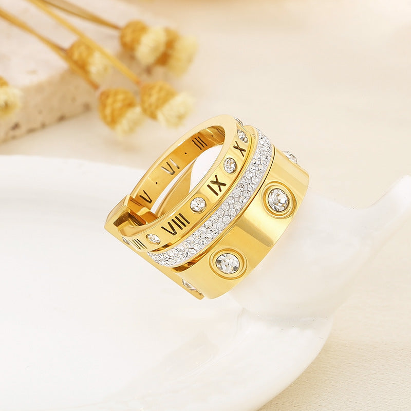 Bague en Cristal Romain