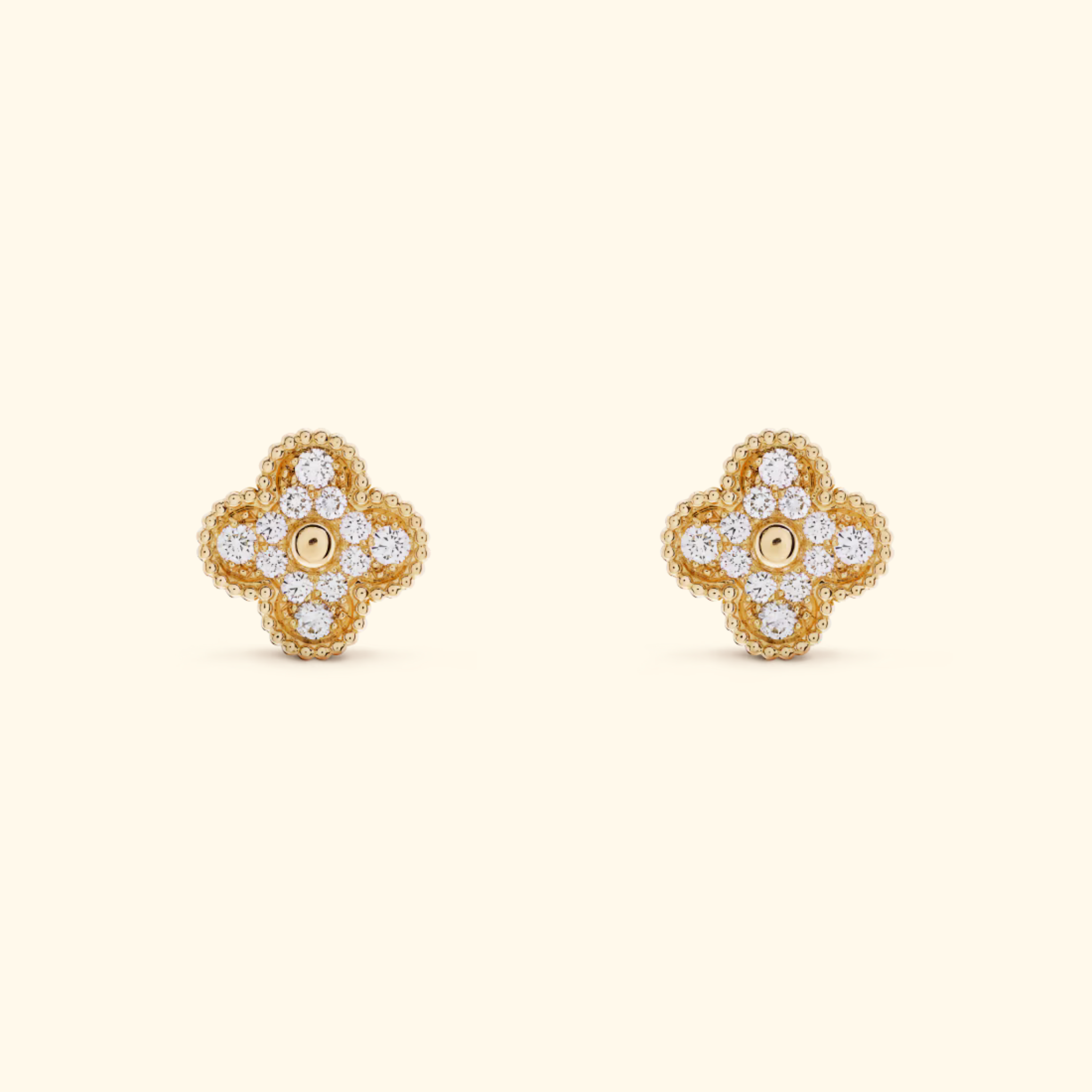 Boucles d'oreilles Trèfle