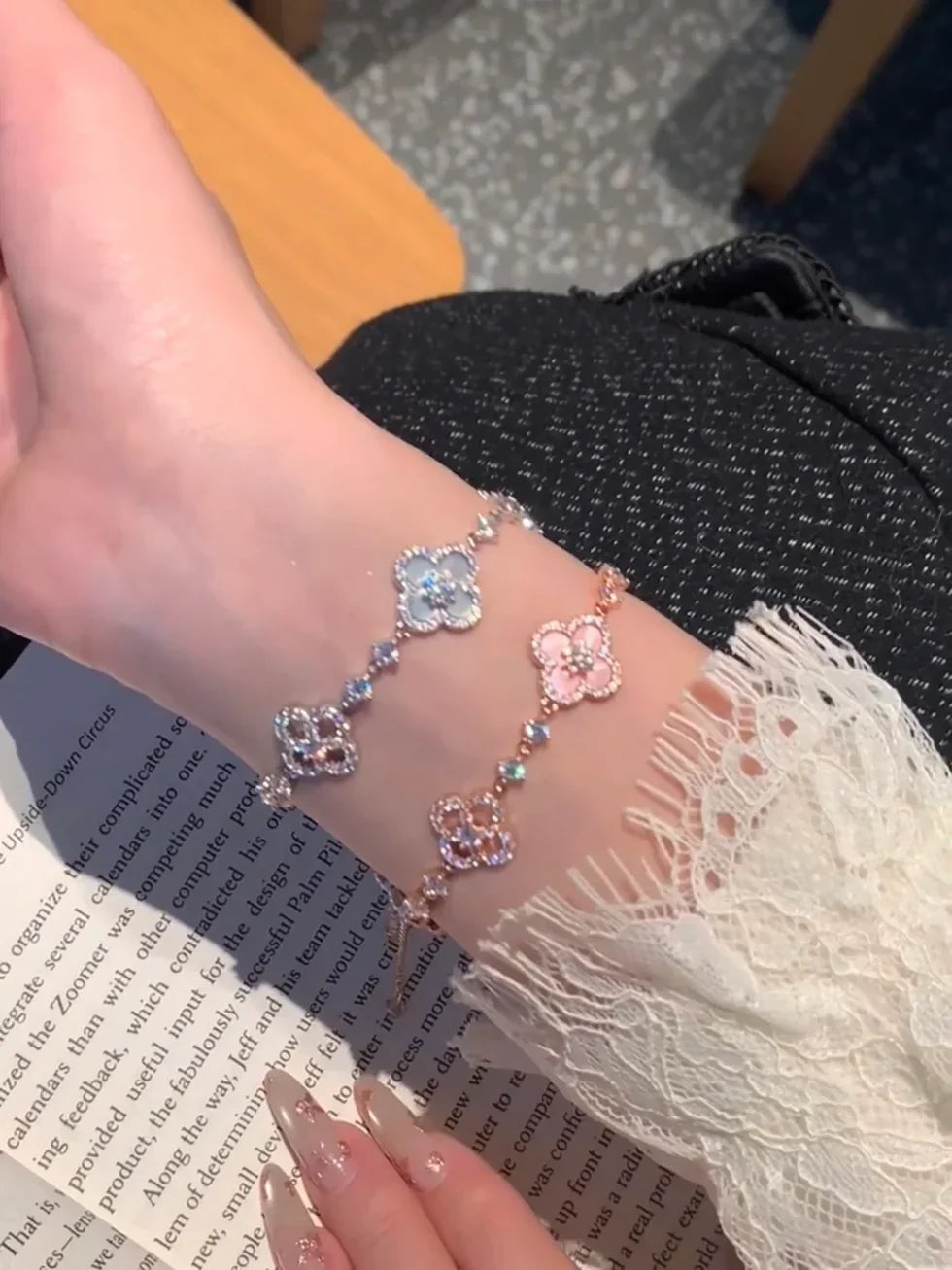Bracelet Trèfle Sakura