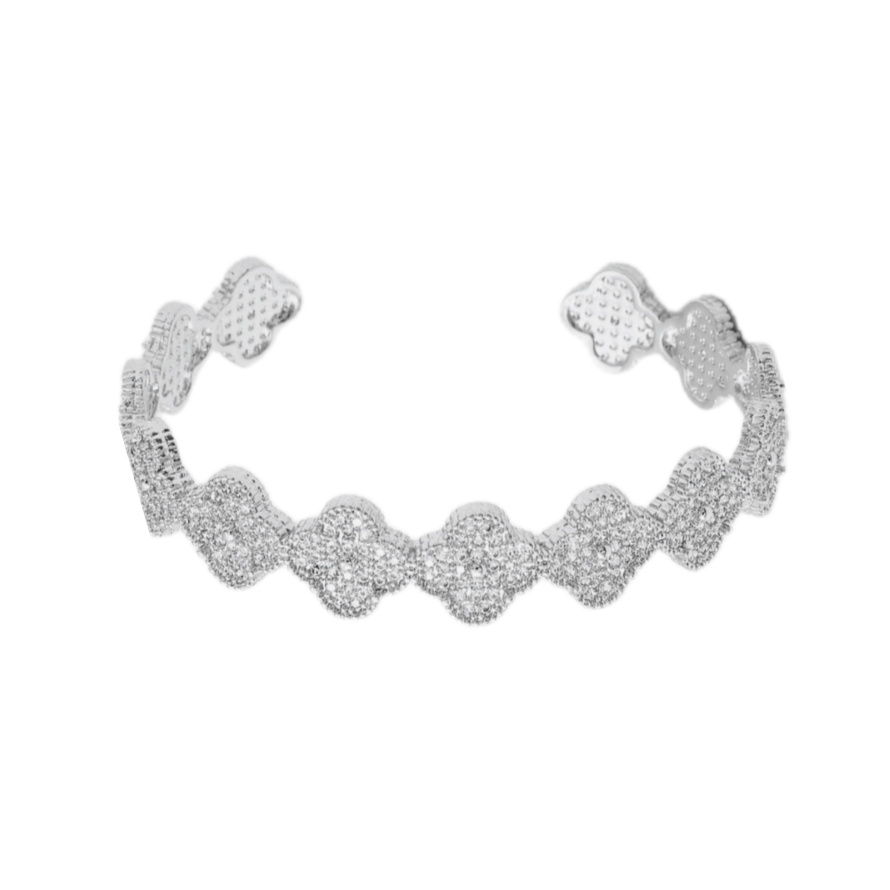 Bracelet Manchette Trèfle