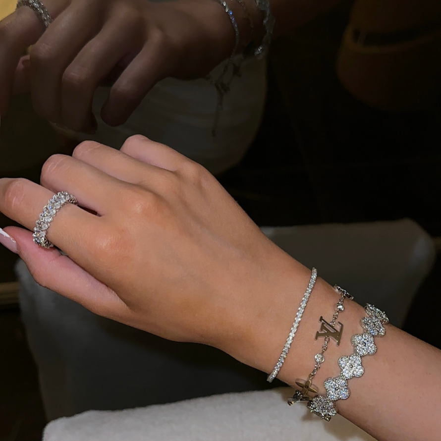 Bracelet Manchette Trèfle