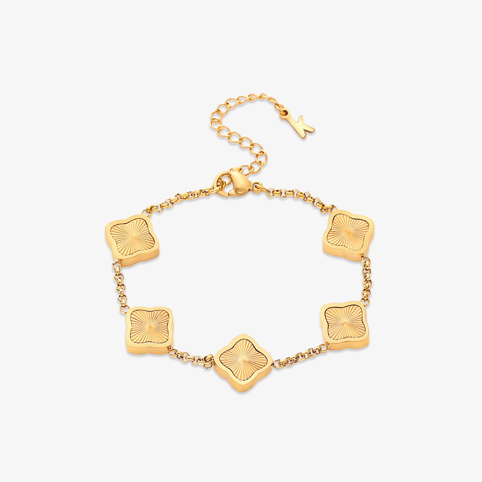 Bracelet Trèfle Doré