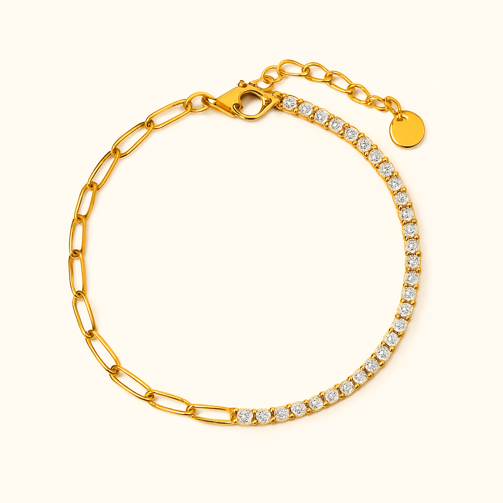 Bracelet Chaîne Tennis Fae