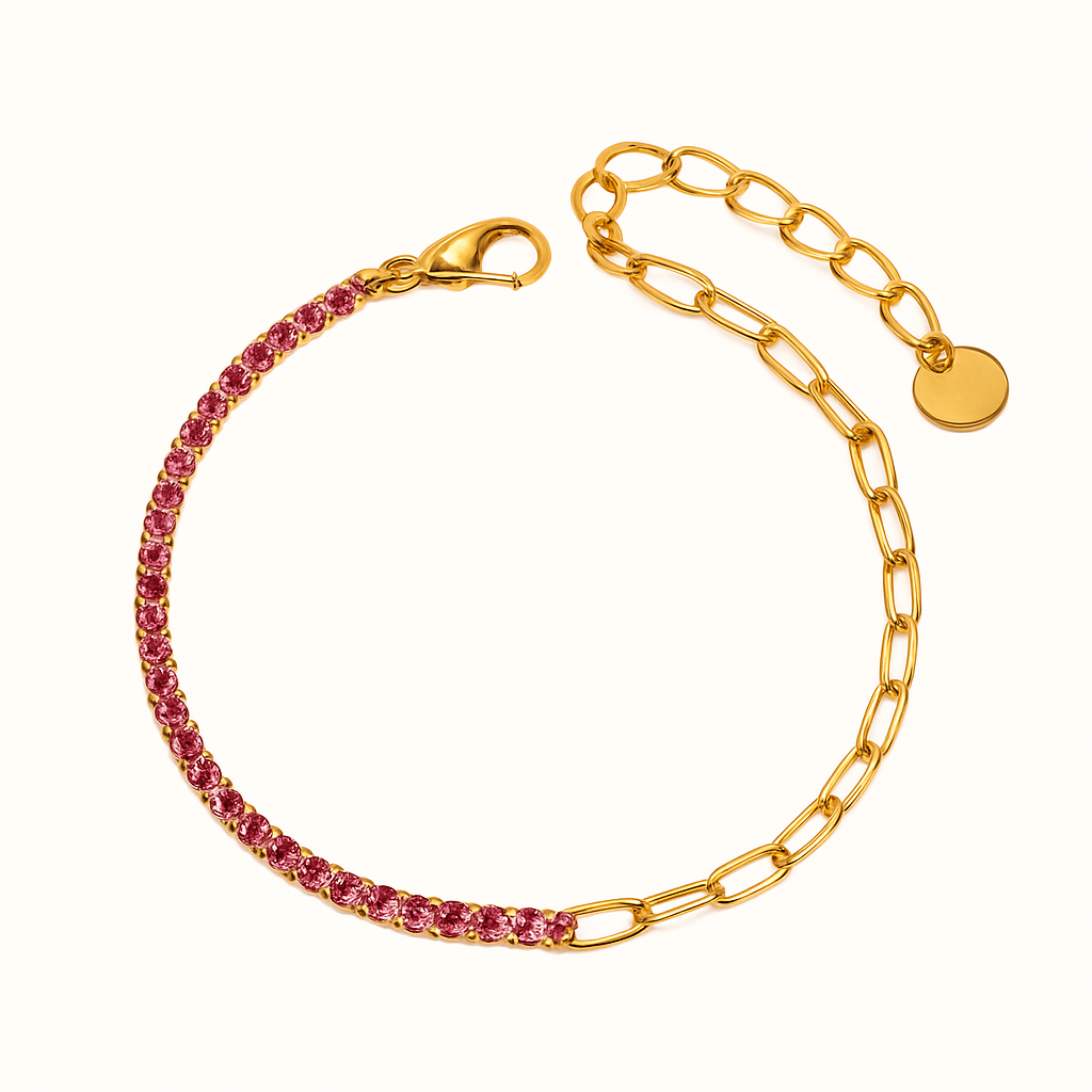 Bracelet Chaîne Tennis Fae