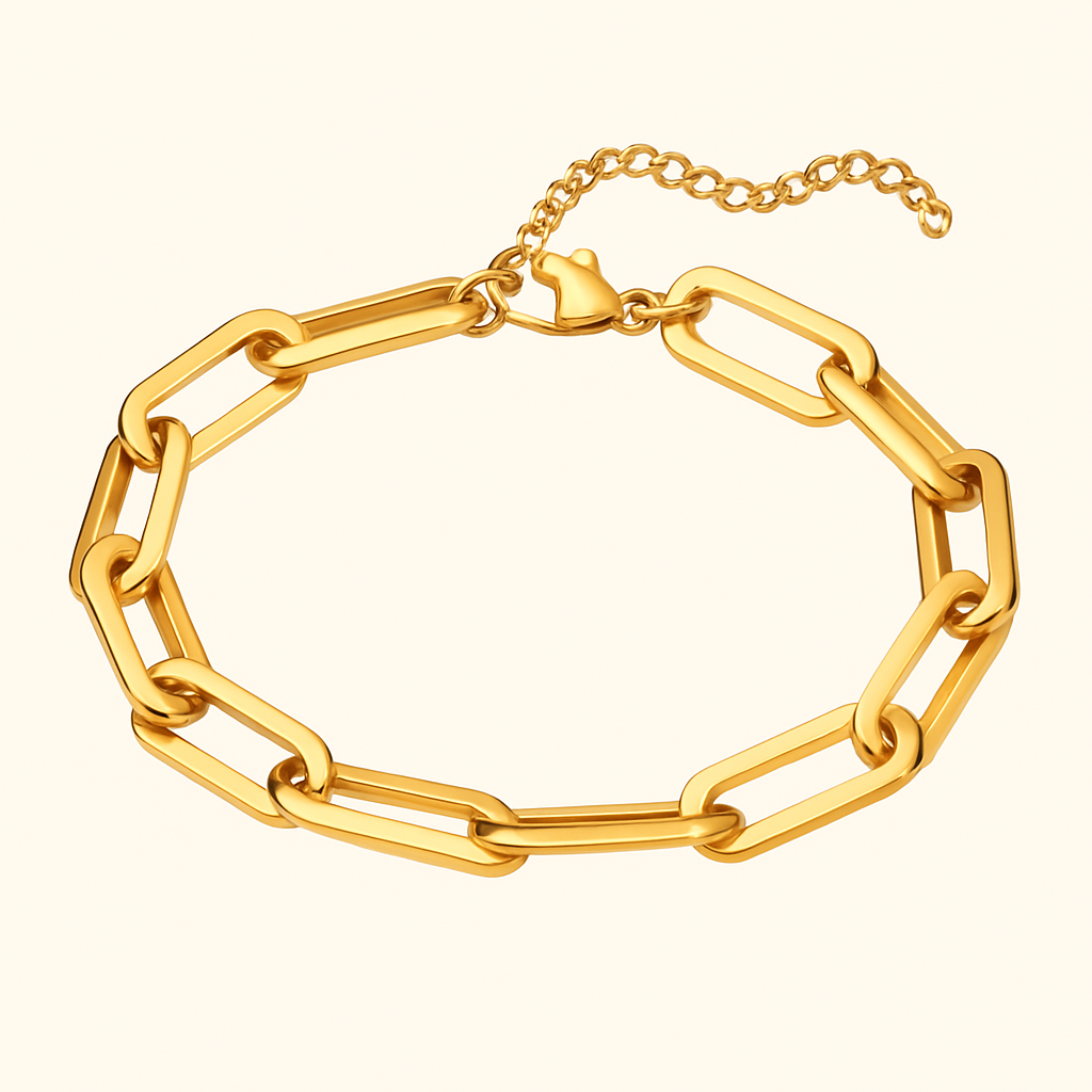 Bracelet Jessie en forme de trombone