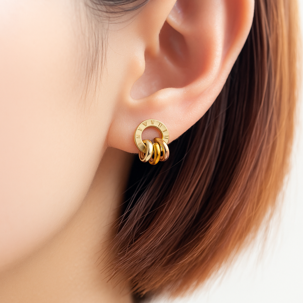 Boucles d'oreilles romaines Lucia