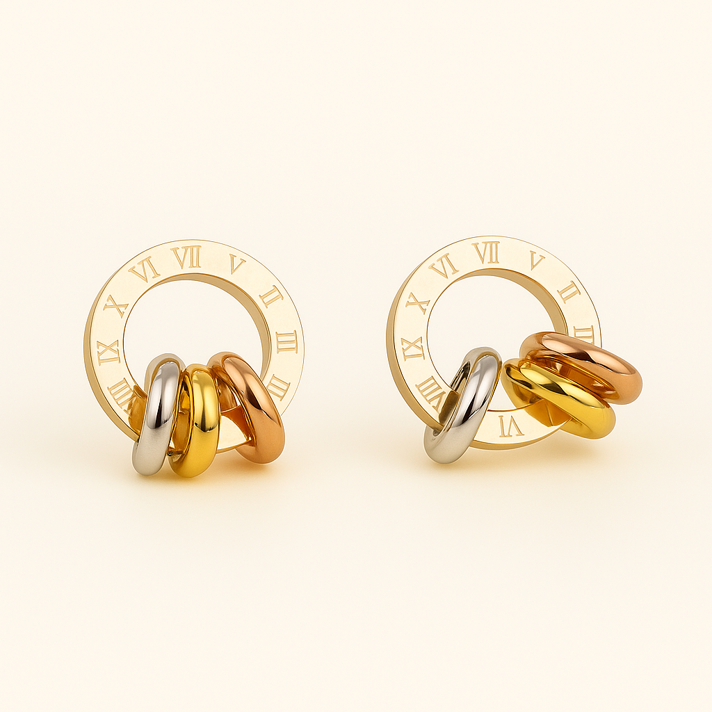 Boucles d'oreilles romaines Lucia