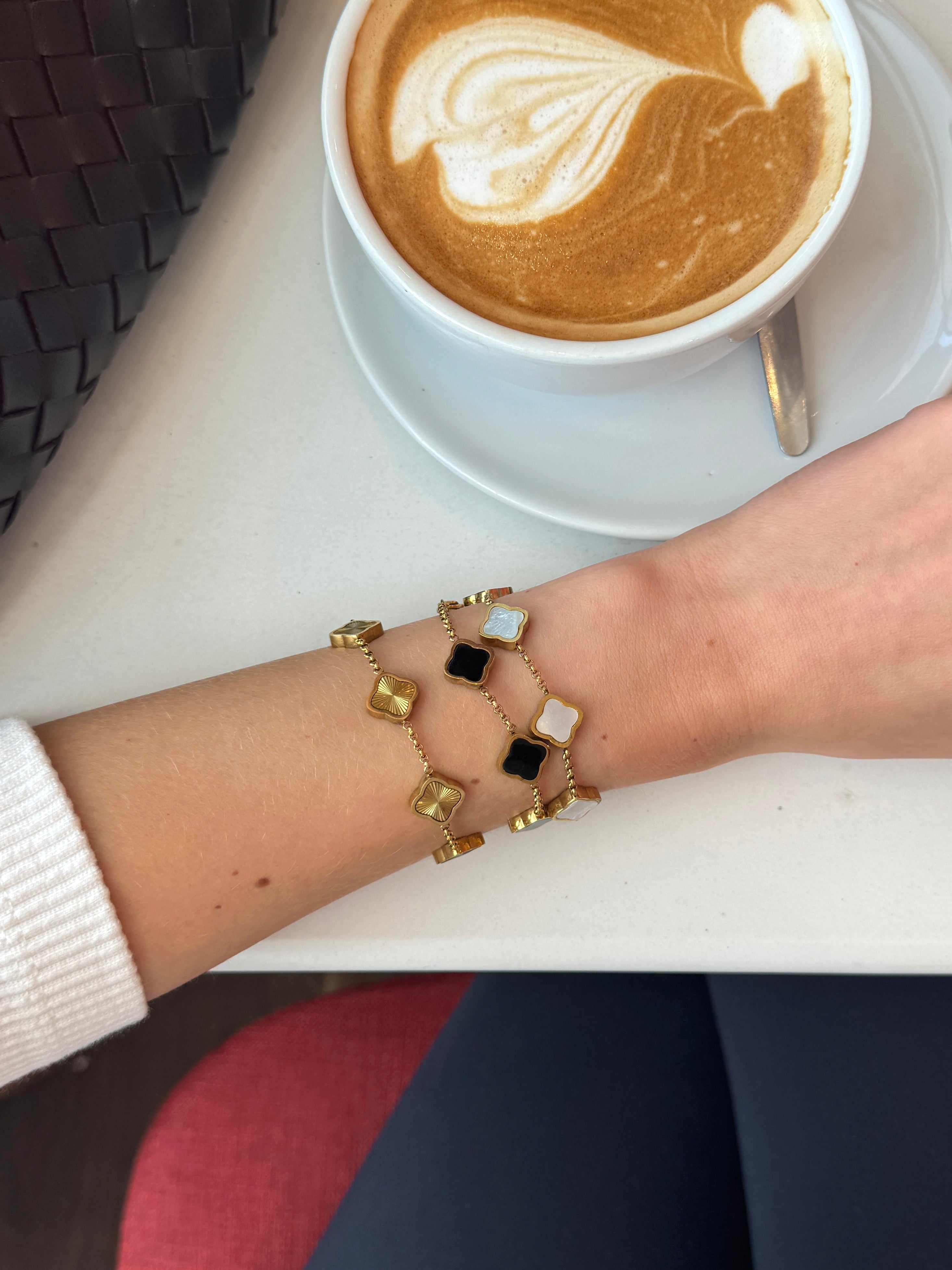 Bracelet Trèfle Doré