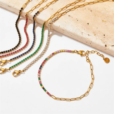 Bracelet Chaîne Tennis Fae