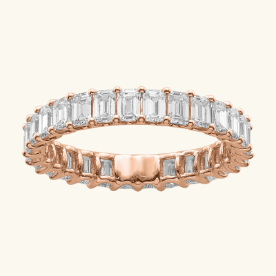Bague Athena en taille émeraude
