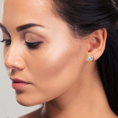 Boucles d'oreilles en cristal Trinity