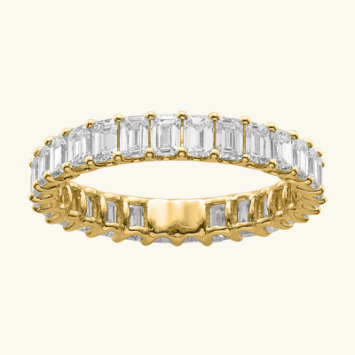 Bague Athena en taille émeraude