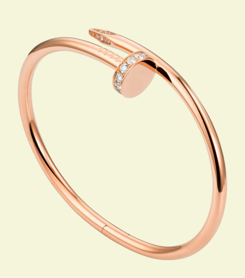 BRACELET ELEGANCE NAIL DELUXE ROSE GOLD
