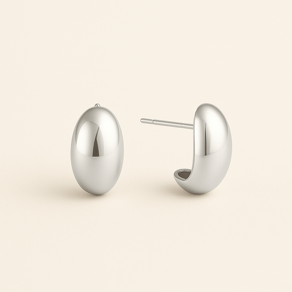 Clous d'oreilles en forme de dôme Celeste