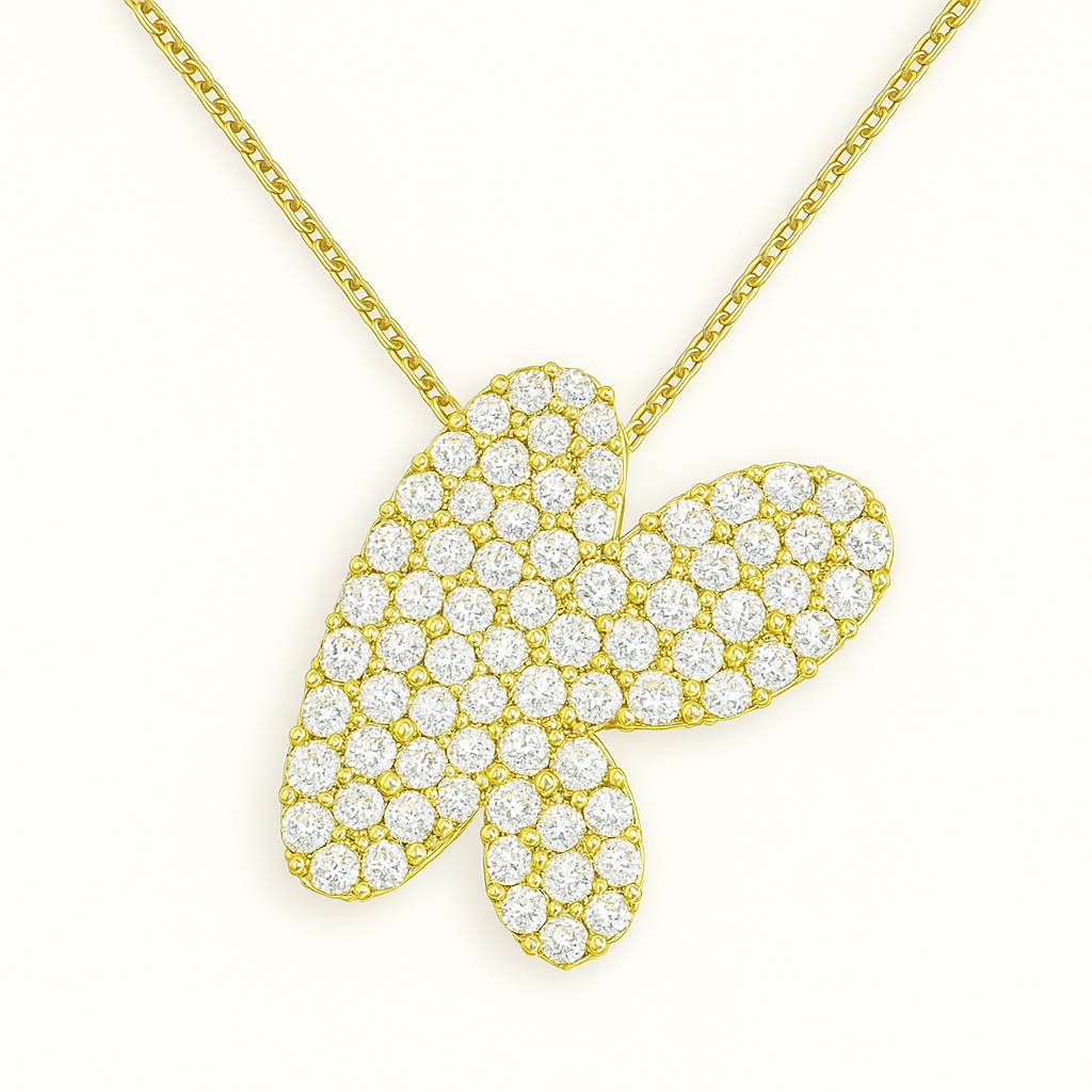 Collier Initiale Doré
