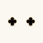 CLOVER | BLACK EARRINGS