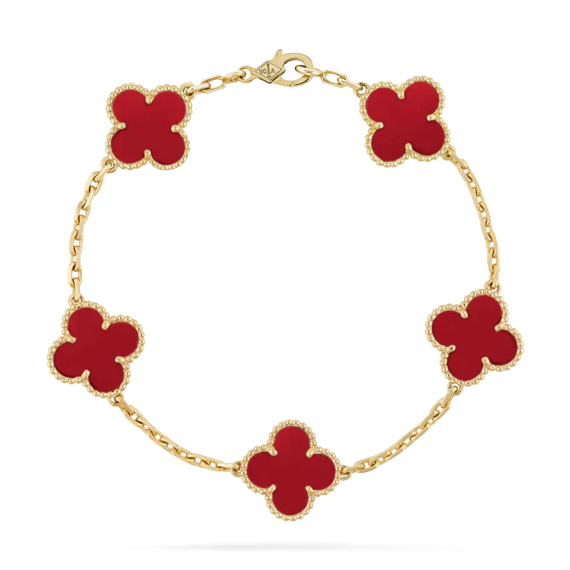 Bracelet Trèfle | Rouge