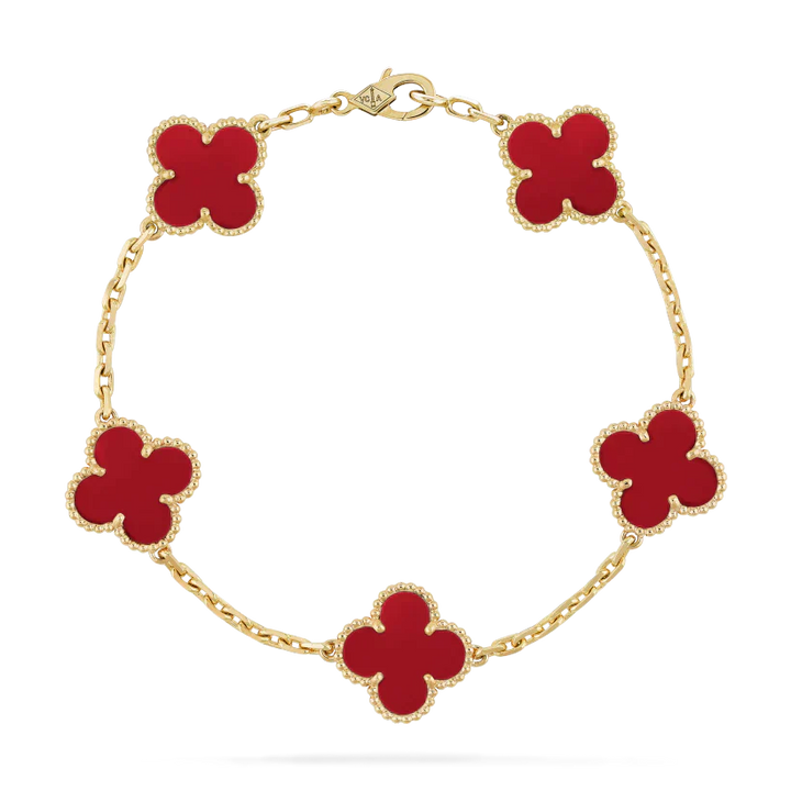 Bracelet Trèfle | Rouge