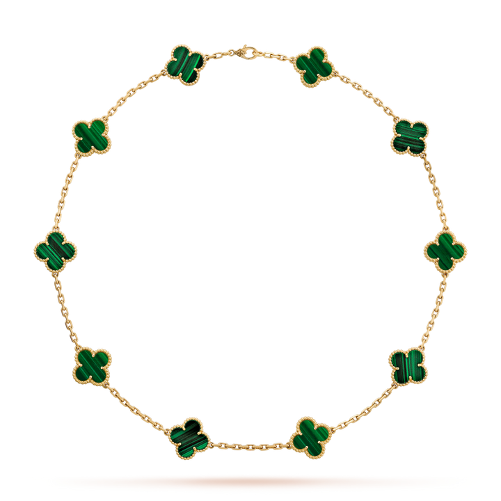 Clover Necklace 10 | Emerald