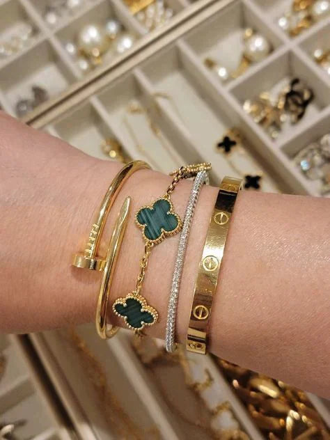 Bracelet Trèfle | Vert