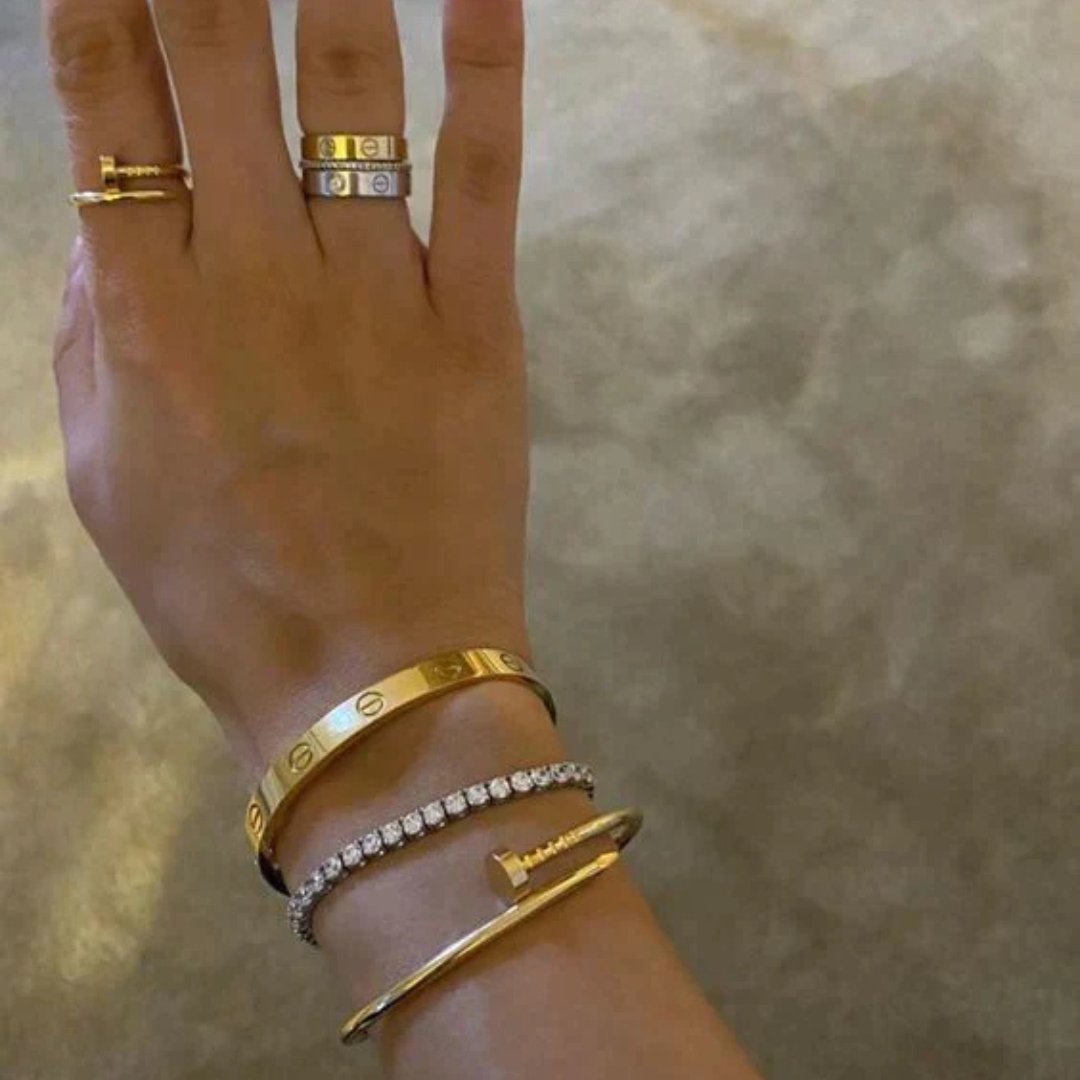 Bracelet Cuff en Clou