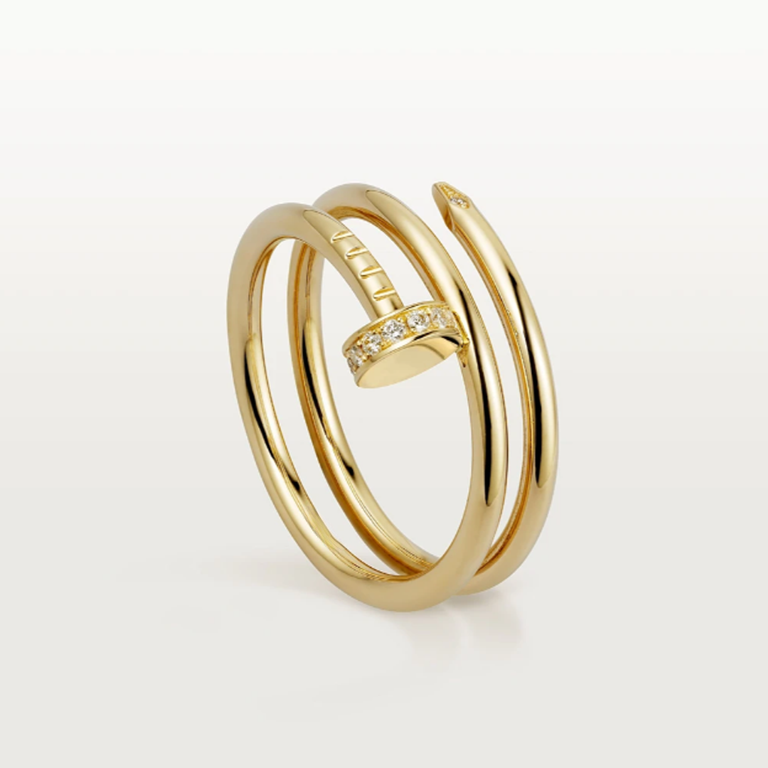 Bague en Couches Inspirée des Clous