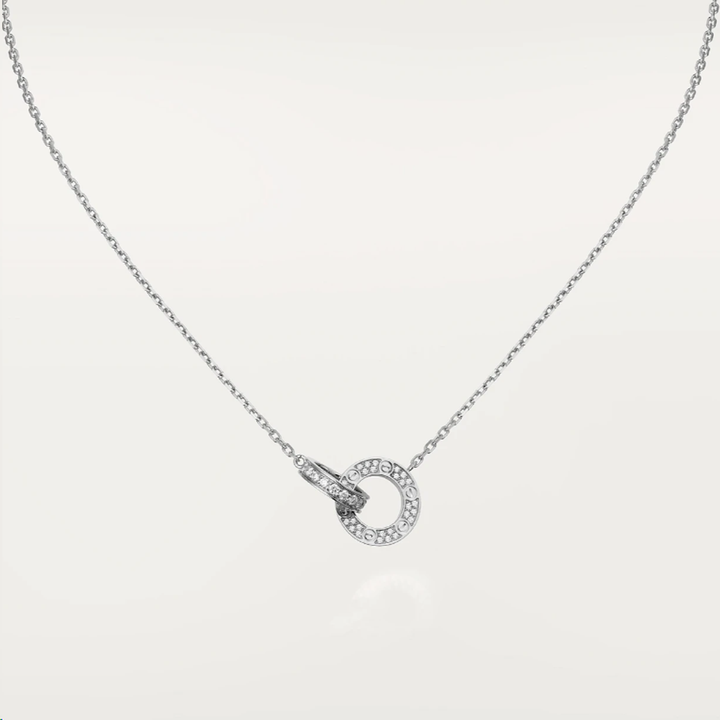 AVA ALINE Necklace | Diamond Silver