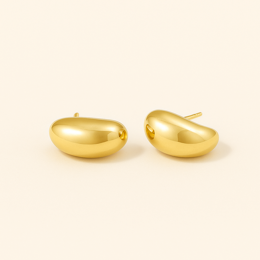 Clous d'oreilles en dôme Céleste