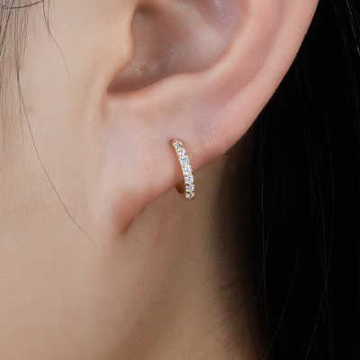 Boucles d'oreilles Pavé Alexandria
