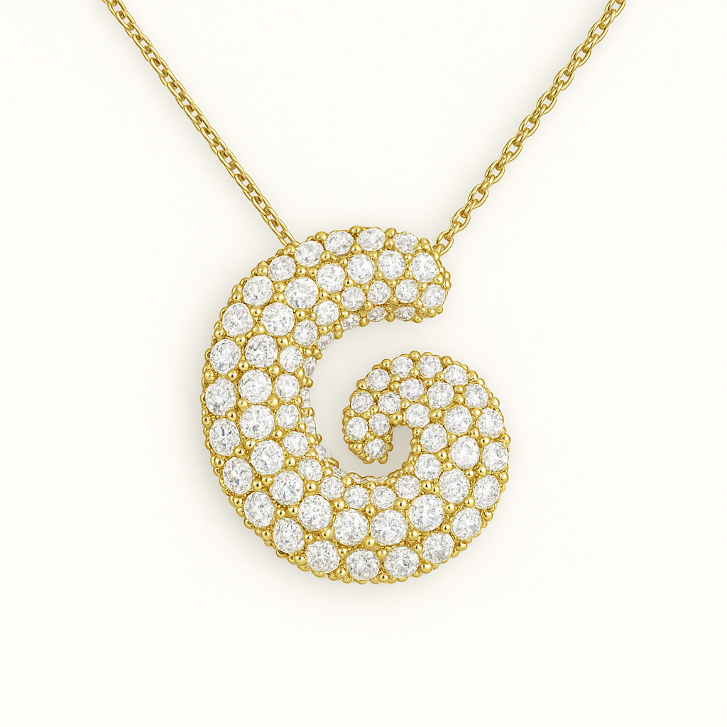 Collier Initiale en Or