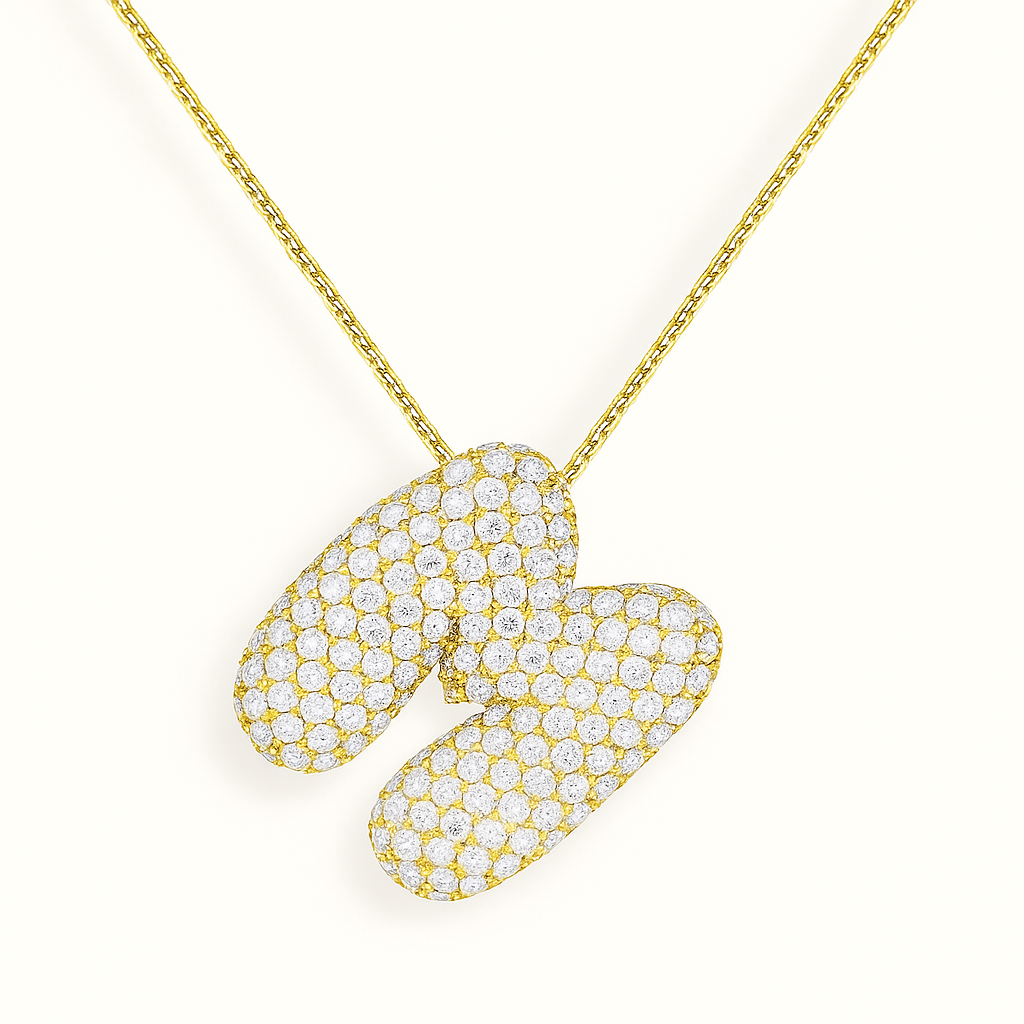 Collier Initiale Doré