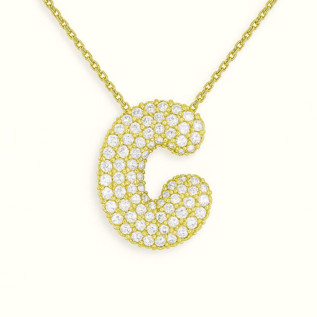 Collier Initiale en Or