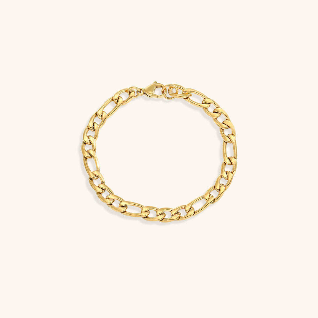 Saturn Gold Chain Bracelet 