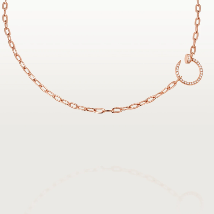 ASH MADELIN Necklace | Diamond Rose Gold