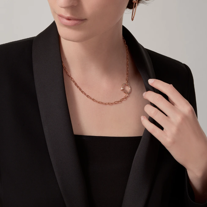 ASH MADELIN Necklace | Diamond Rose Gold