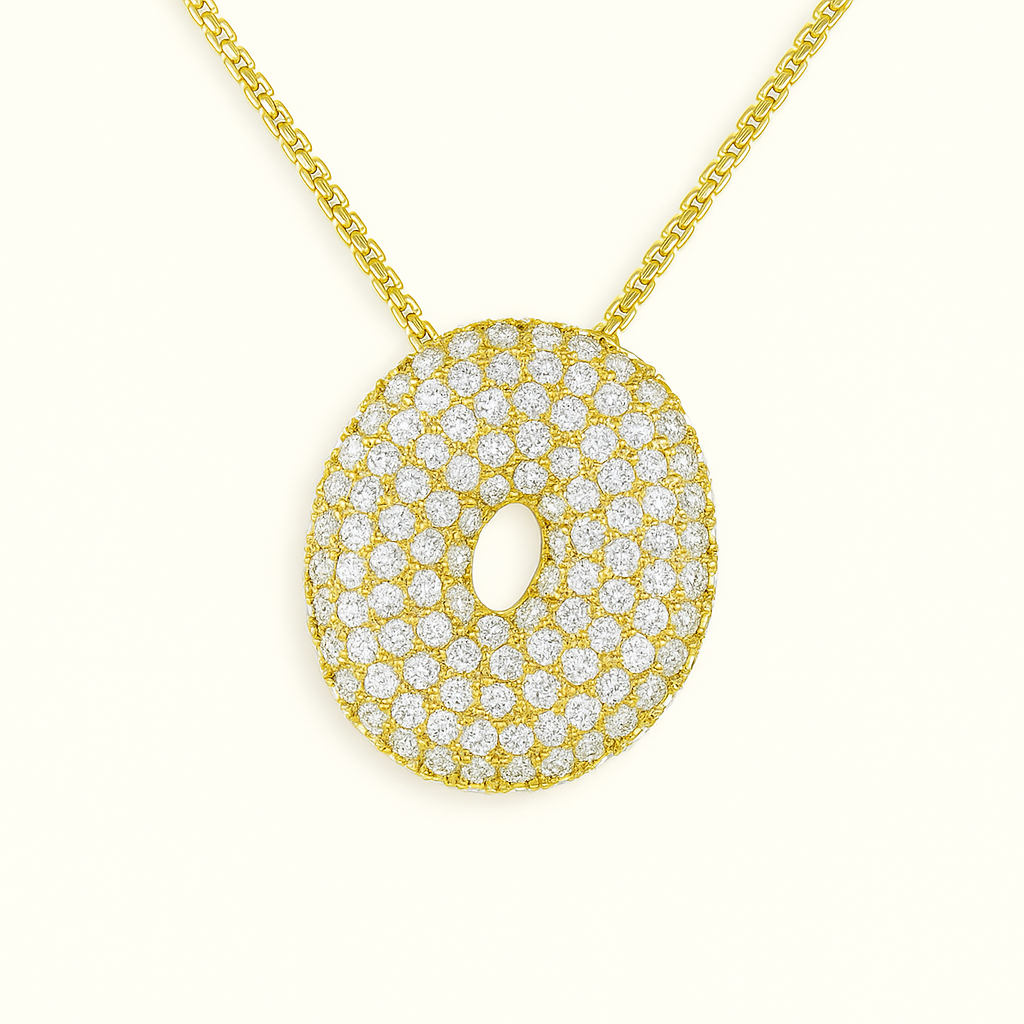 Collier Initiale Doré