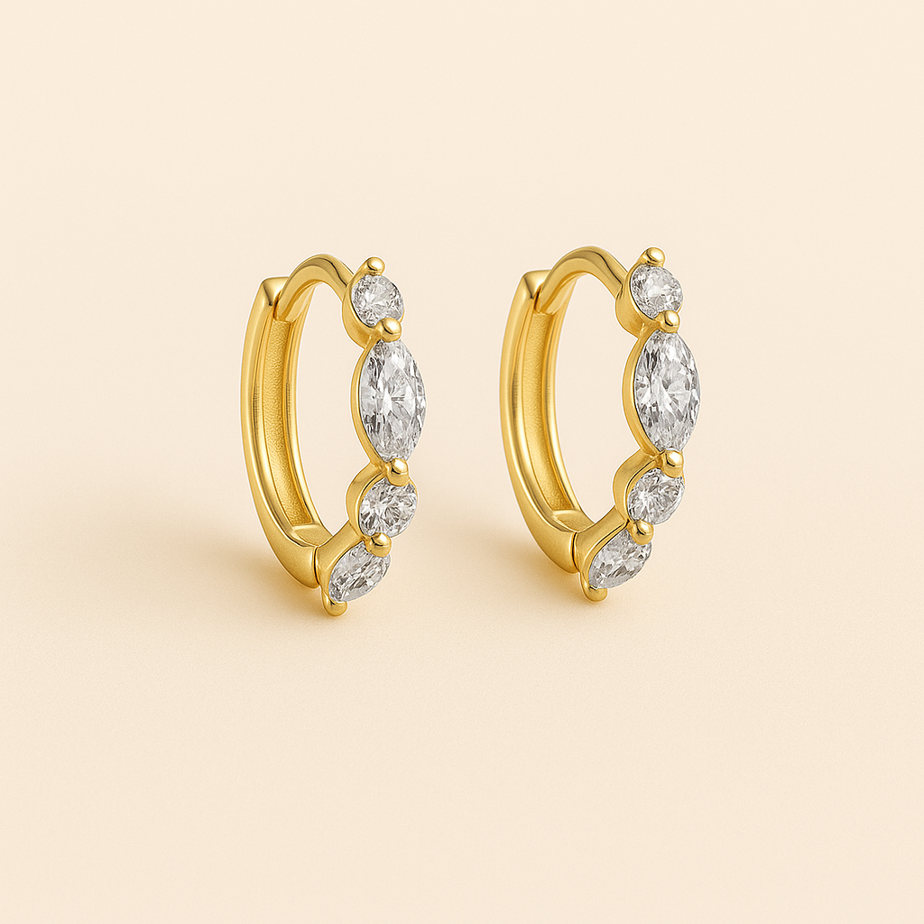 Boucles d'oreilles Aila Marquise