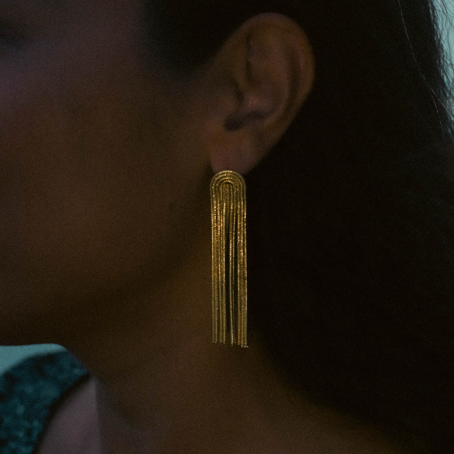 Boucles d'oreilles à franges Lyra