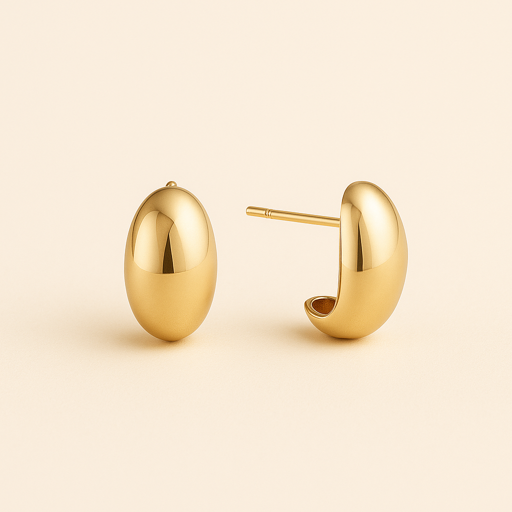 Clous d'oreilles en forme de dôme Celeste