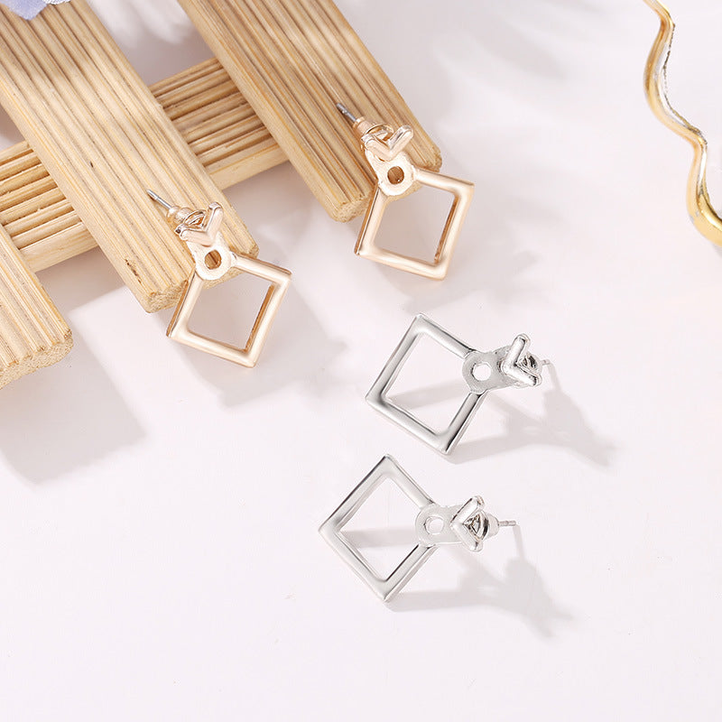 SQUARE Square Earrings | Gold