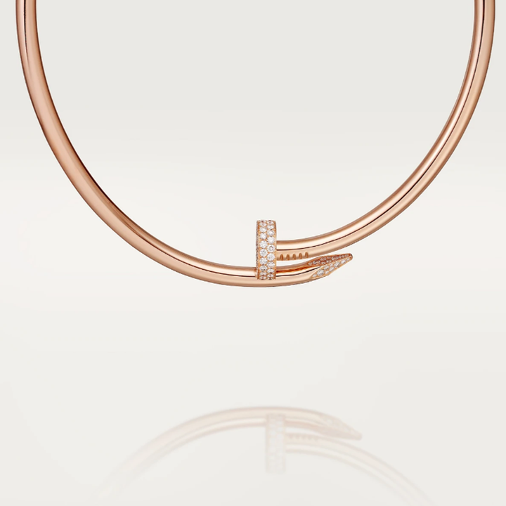 ASH EMILIA Necklace | Diamond Rose Gold (Large)