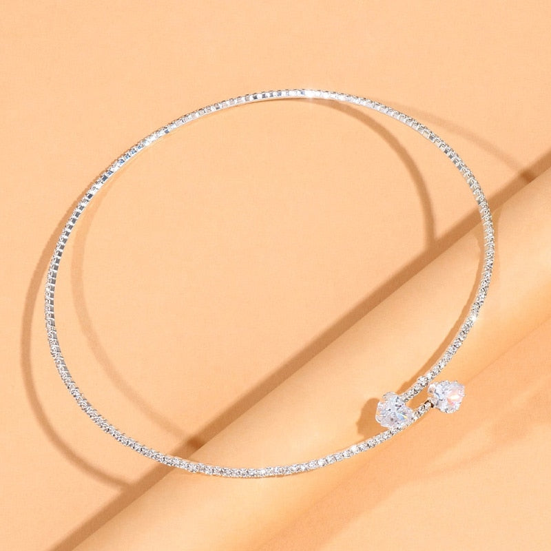 Collier CRISTAL | Argent