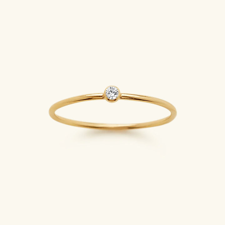 Amelia Birthstone Stacker Ring