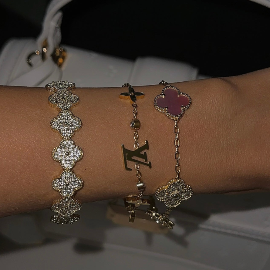Bracelet Manchette Trèfle