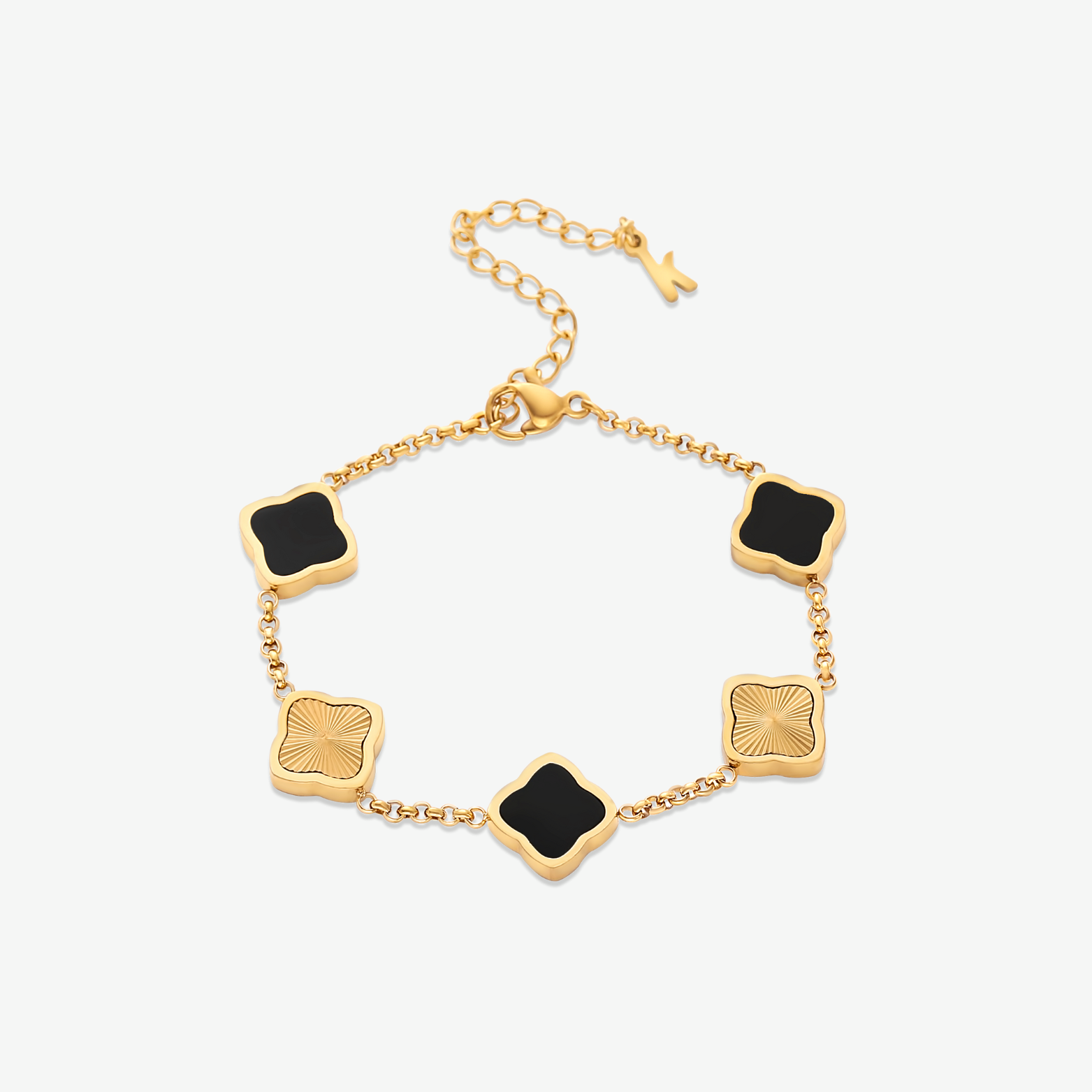 Bracelet Trèfle Doré