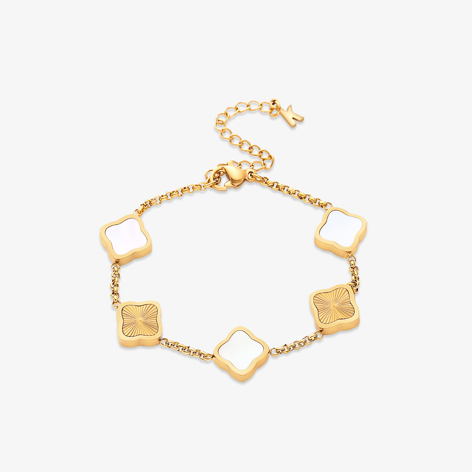Bracelet Trèfle Doré