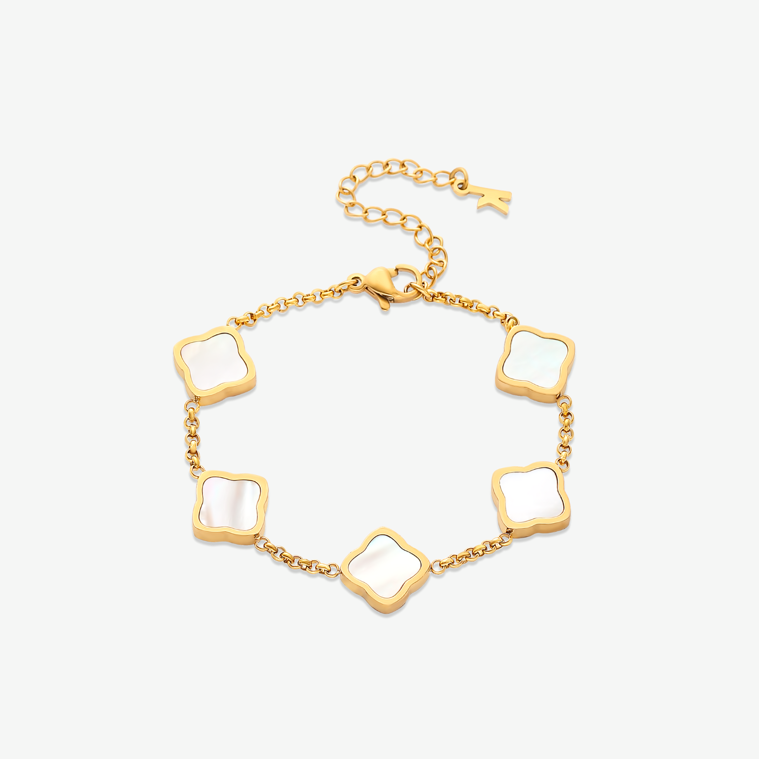 Bracelet Trèfle Doré