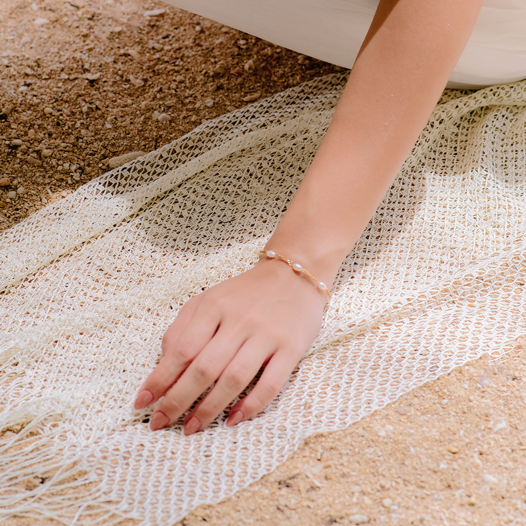 Bracelet de perles d'eau douce Coralie