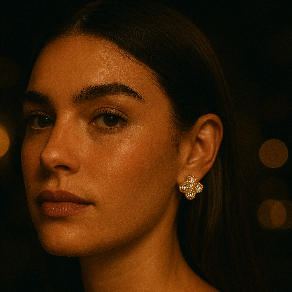 Boucles d'oreilles Trèfle